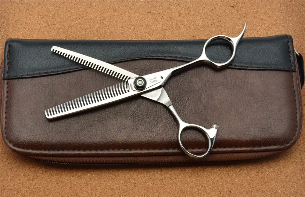 6 дюймов бренд Джейсон Высший сорт Парикмахерские ножницы JP 440C двойные зубы