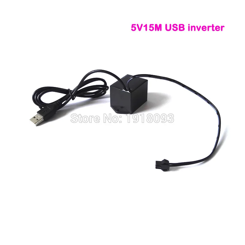 Горячая DC5V USB привод праздничное освещение EL инвертор/EL конвертер/EL аксессуары для водителя светодиодный неоновый светящийся вечерние принадлежности - Испускаемый цвет: 5V15M Stead on Drive