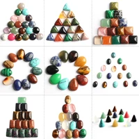 1020pcs mixed oval round cab cabochon stone teardrop beads for jewelry making diy handcrafted jewelry making ring