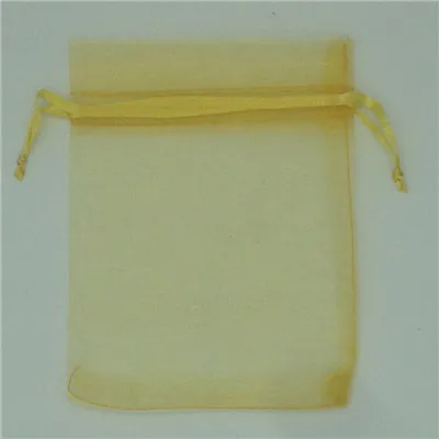 Gold Мешок из органзы 13x18 см стенд для ювелирных украшений Чехлы свадебный Рождественский подарок мешочки для украшений и пакетов 100 шт./лот - Цвет: Gold