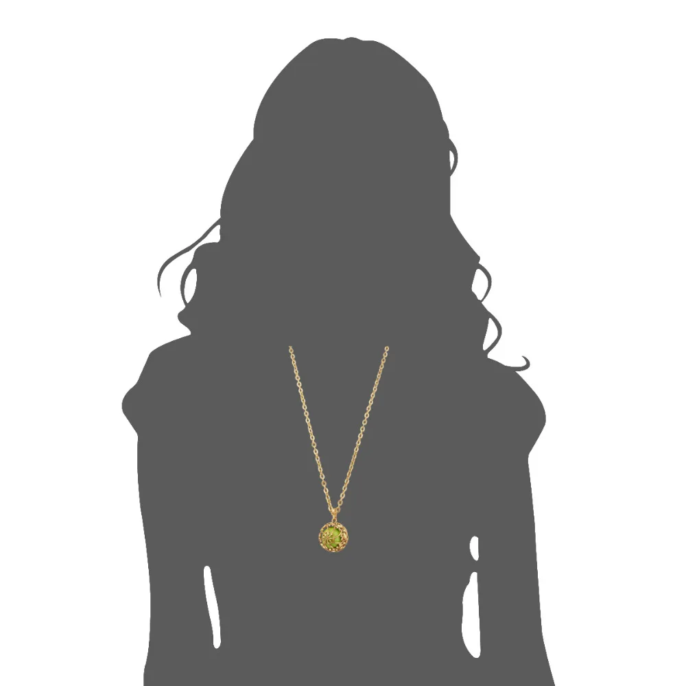 Eudora полый цветок клетка кулон Гармония бола подходит колокольный звон для женщин