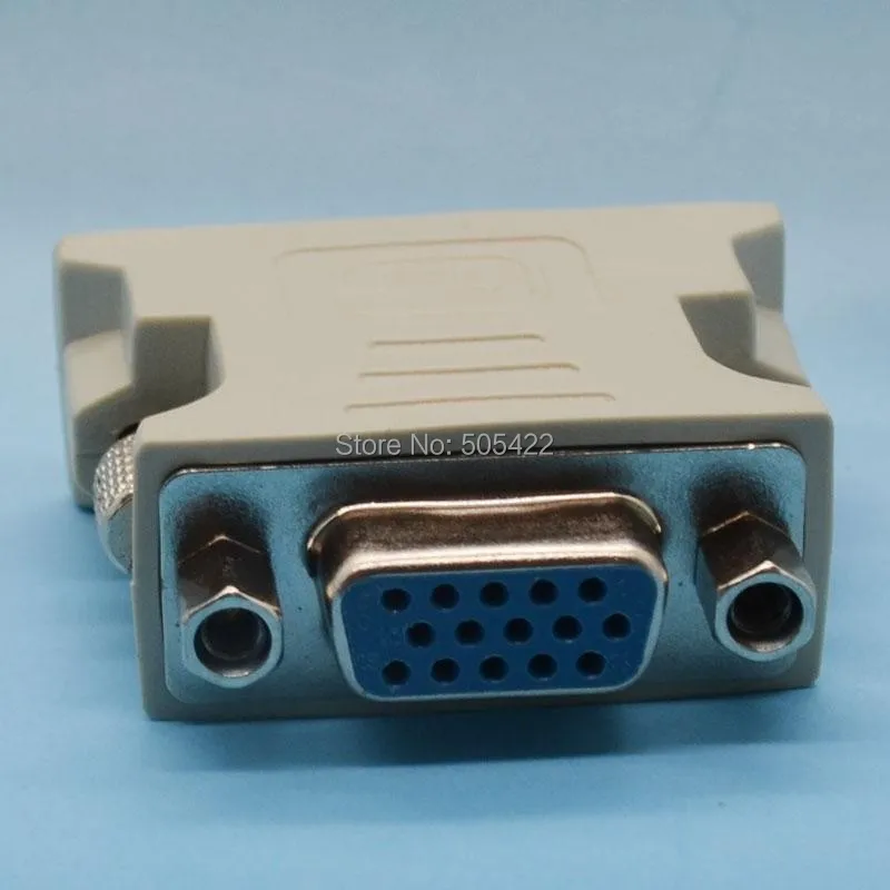 Новинка 2017 Позолоченный разъем ATI DVI в vga адаптер Папа-мама (A/D) VGA кабель для