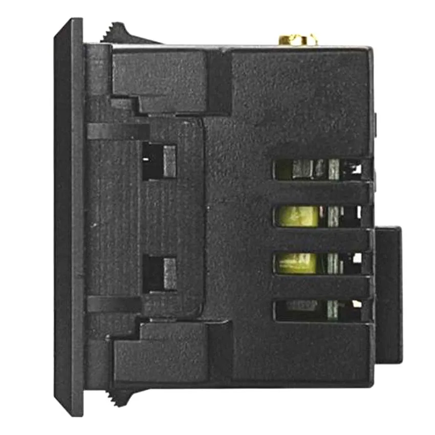 Черная белая 5 В 2 1 А 2USB разъема переменного тока встраиваемая настольная розетка