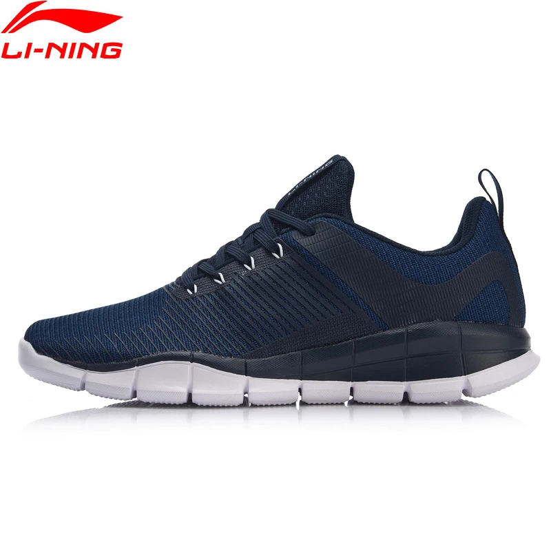 Li-Ning/Мужская обувь для супер тренировок, тренировочная обувь, свободный светильник, гибкая подкладка, мягкая удобная спортивная обувь, кроссовки AFHN025 YXX037