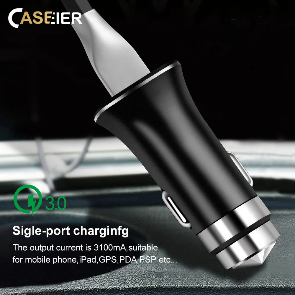 Caseier автомобильное зарядное устройство для вашего мобильного телефона Быстрая