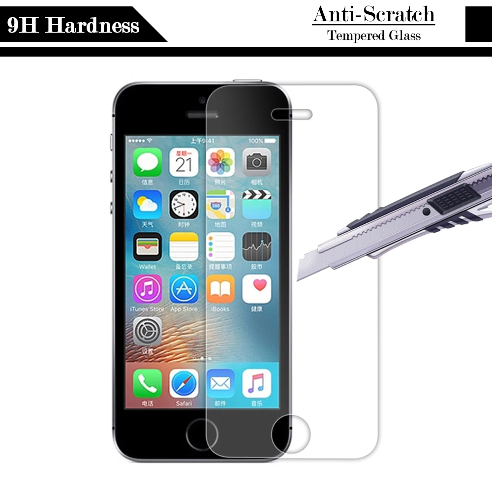 Защитный Стекло на для iPhone 5S SE 5SE 5 4 S 4S 5C закаленное Стекло для Apple S5 S4 экран протектор Защитная пленка Clear