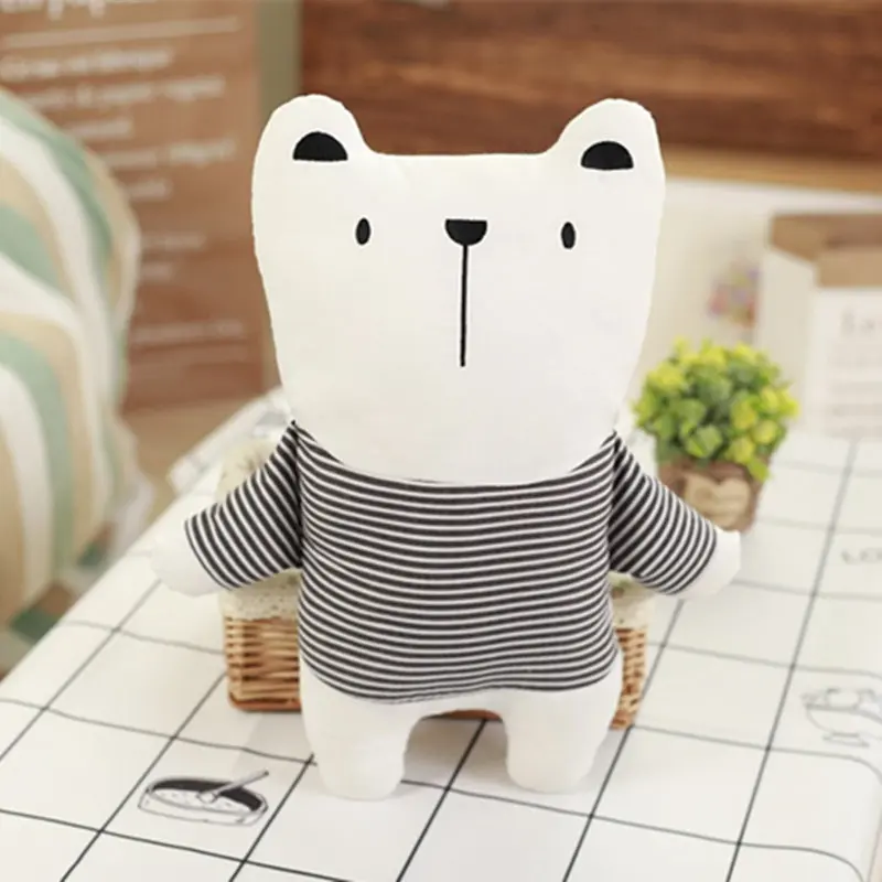 bear 1 шт. Kawaii Единорог плюшевая подушка Медведь Кролик Подушка с изображением единорога игрушки милые животные Подушка Детские подарки - Цвет: bear