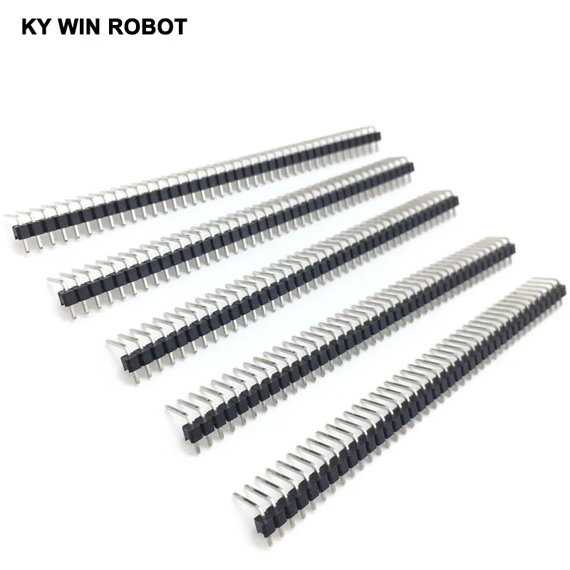 10 шт. 40 контактный Однорядный Штекерный разъем 2 54 мм|hot sale|pin headerstrip connector |