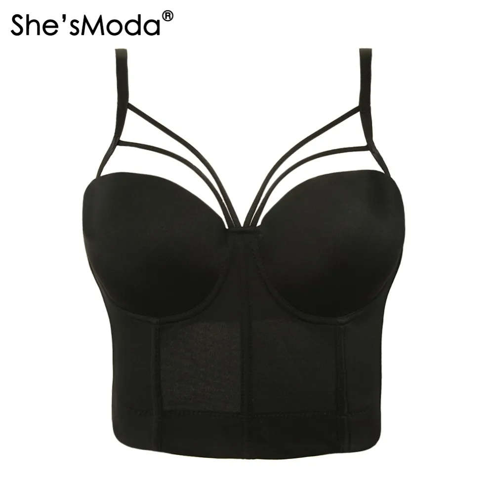She'sModa женские вечерние мини-юбки из искусственной кожи на шнуровке
