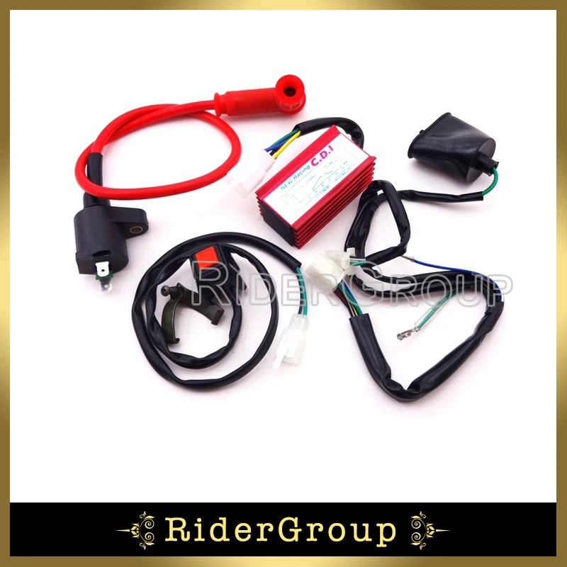Переключатель остановки зажигания питбайка гоночная катушка AC CDI Коробка