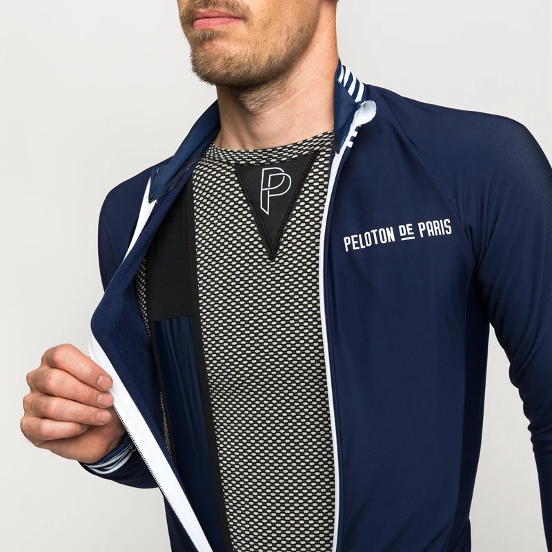 Autumn De paris team cycling clothing Spring long sleeve cycling jersey men Breathable bike riding shirt polyester