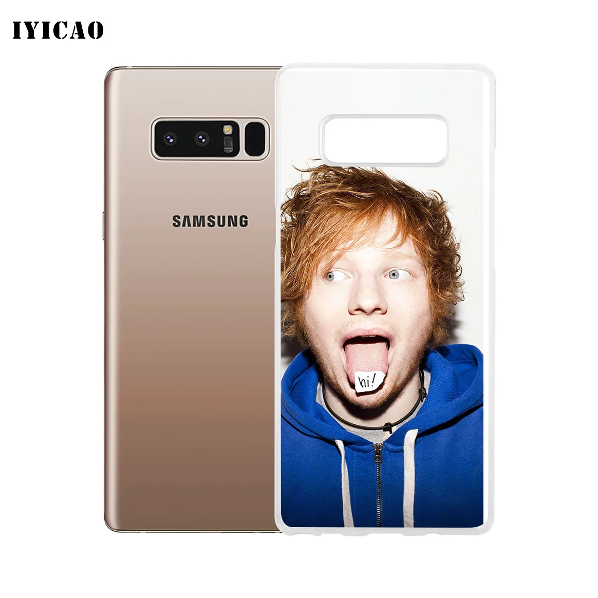 Чехол для телефона IYICAO Ed Sheeran I Don't Care мягкий силиконовый чехол Samsung A5 A6 Plus A7 A8 A9 J3 J5