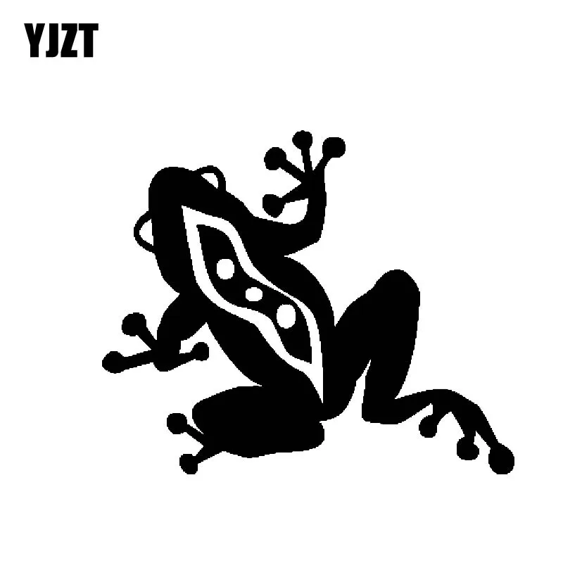 

YJZT 15,2 см * 12,7 см оригинальные земноводные тени Ослепительные высокие виниловые наклейки красивые автомобильные наклейки черные/серебряные ...