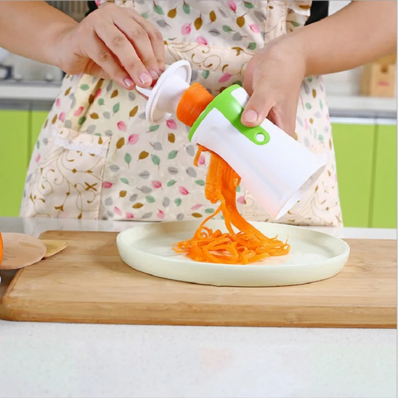 Овощной спиральный фруктовый Терка измельчитель нож Spiralizer для моркови огурец
