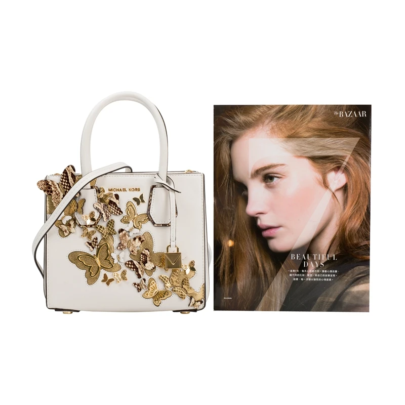 Элегантные стильные кожаные тоуты Michael Kors MERCER 2019 SS 3WAY (30S9GM9M6K) | Багаж и сумки