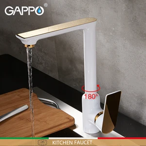 GAPPO, кухонный кран, водопроводный кран для душа, кран для раковины, кран, смеситель, на бортике, водопад, кухонные краны