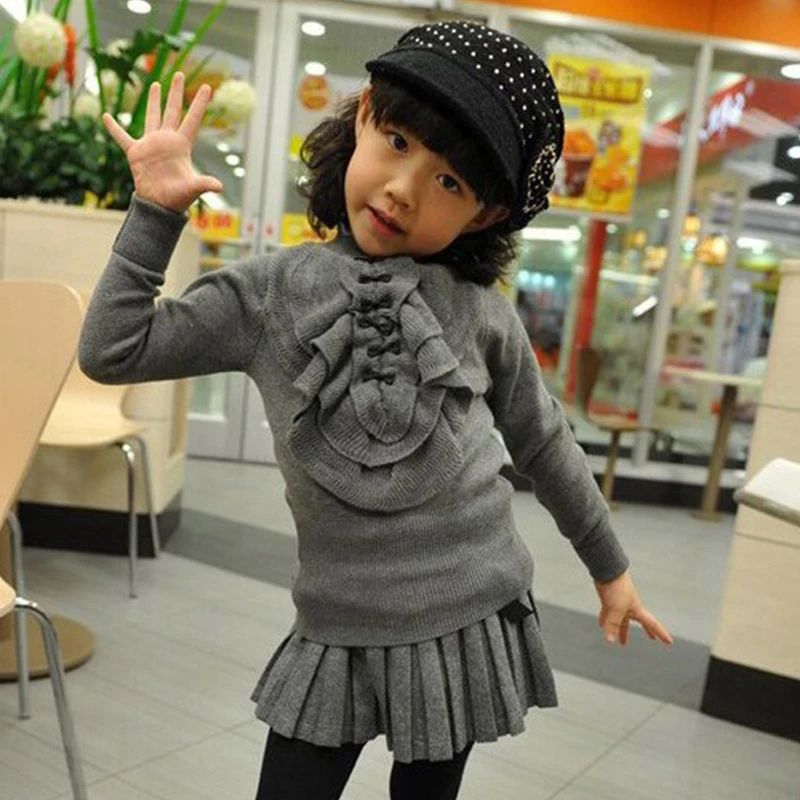 Новинка 2017 одежда для маленьких девочек на весну/Осень/зиму юбка тонкая