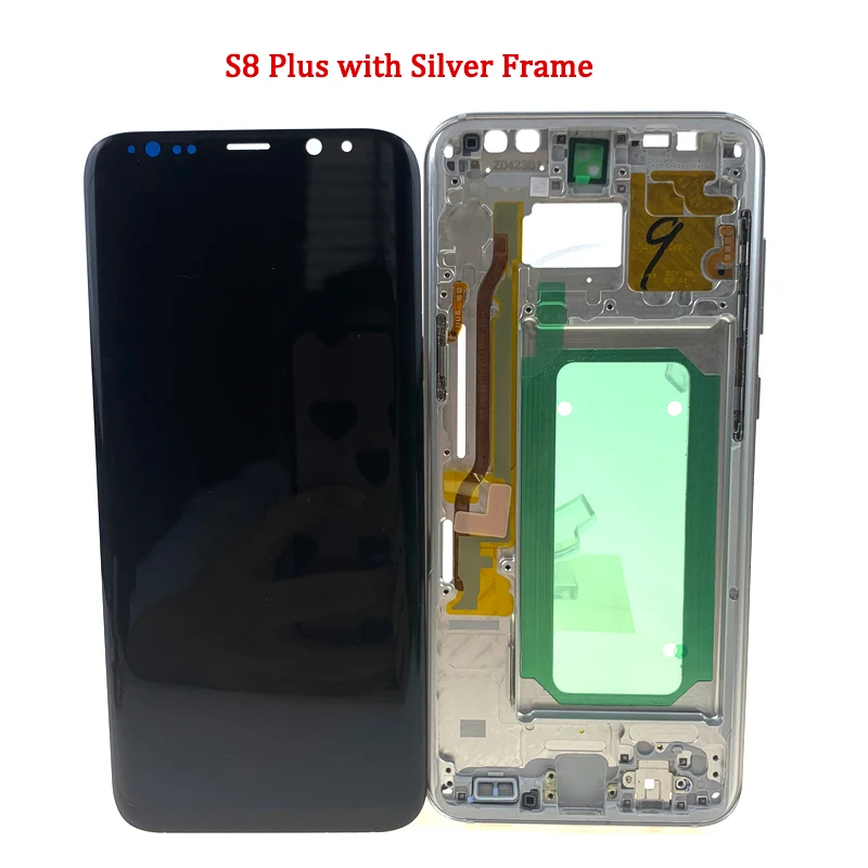 Супер AMOLED ЖК-дисплей для samsung Galaxy S8 G950 SM-G950F ЖК-экран сенсорный дигитайзер сборка Pantalla для S8 Plus G955