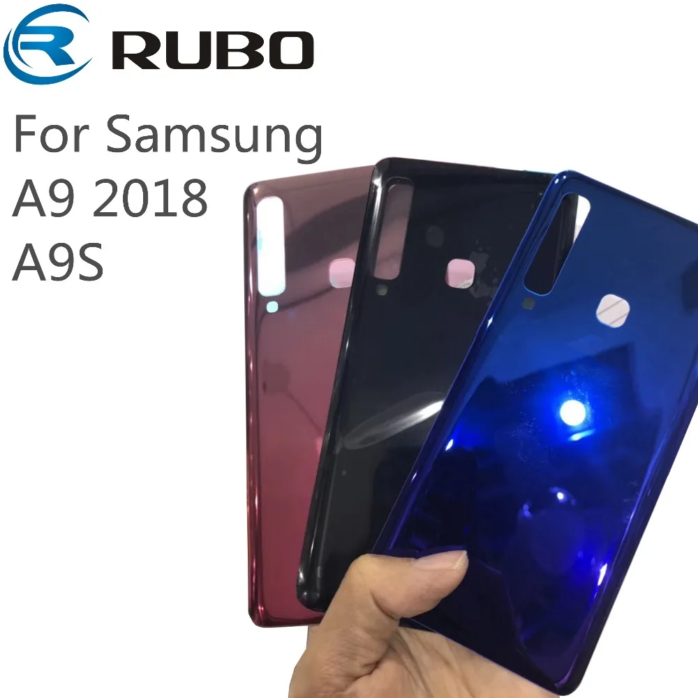 Задняя крышка из стекла для SAMSUNG Galaxy A9 2018 корпус задней панели A9S задняя