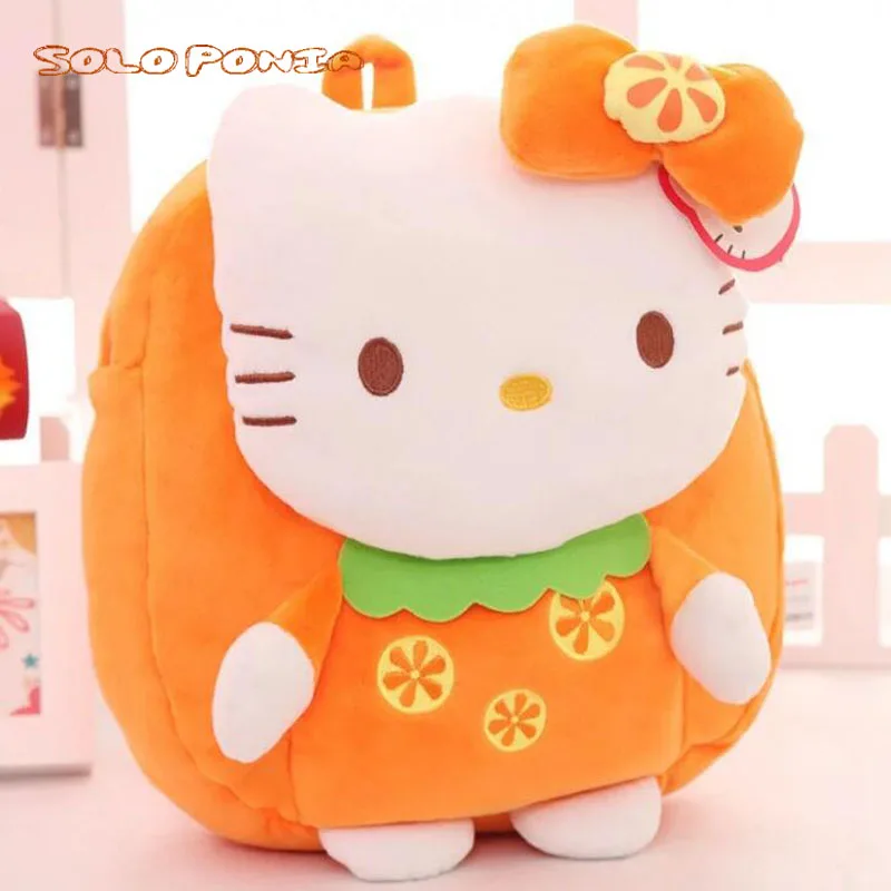 3D сумки для девочек, плюшевый рюкзак для детей, рисунок hello kitty, школьные сумки для студентов, школьный рюкзак, детские сумки, mochilas escolares