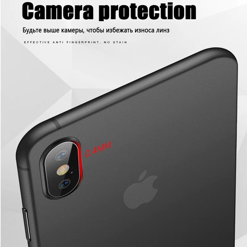 0 26 мм ультра тонкий PP противоударный чехол для iphone 7 8 6 6S PLus X XS XR Max телефона