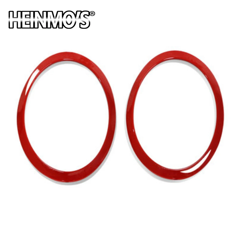 Red for head lamps Для Mini Cooper JCW Clubman F54 автомобильный Стайлинг фара задняя рамка кольцо Чехлы стикеры аксессуары для Mini Cooper F54 - Название цвета: Red for head lamps