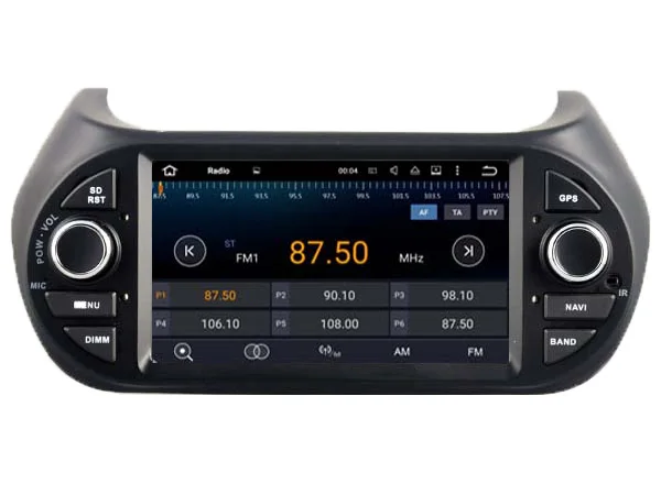 FOR Deckless FIAT Fiorino Android 9.0 Car DVD player gps audio multimedia auto stereo support DVR WIFI DAB OBD | Автомобили и