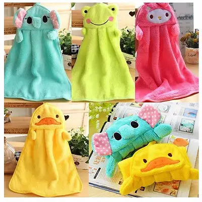 Новое Детское мягкое полотенце для рук детское пляжное с мультяшным животным