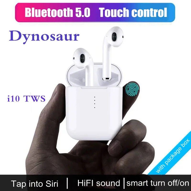I10 tws Bluetooth наушники беспроводные с сенсорным управлением 3D объемный звук и