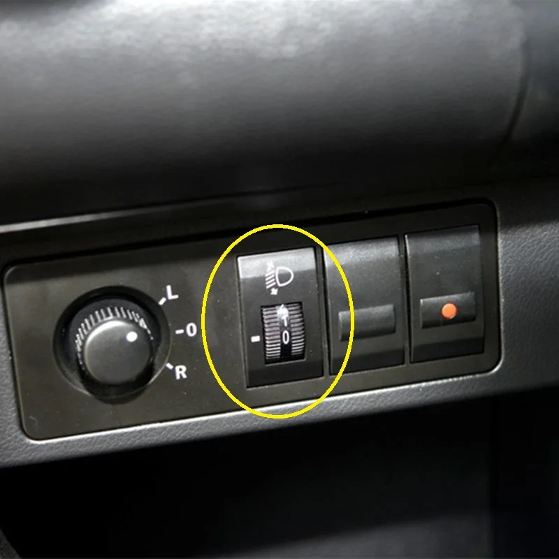 Для Geely, LC Cross, GC2-RV, GX2, Emgrand Xpandino, Panda, Pandino, GC2, автомобильный головной светильник регулировка высоты переключатель