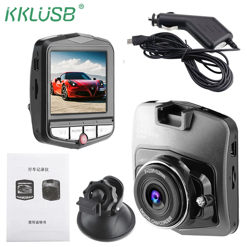 Dashcam 1080P 2 4 &quotHD экран видеорегистратор циклическая запись Вождение видео