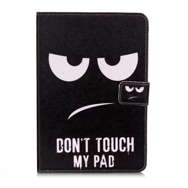 Силиконовый кожаный чехол книжка с рисунком кота для apple iPad Mini 1 2 3|ipad case book|case for