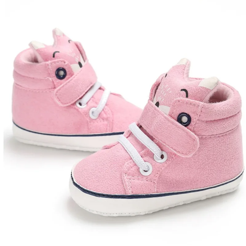 0-18 м Детские кроссовки милый мультфильм лиса Neonata Scarpe малыш Chaussure семья мальчик детские пинетки обуви для малышей Девочка детская обувь