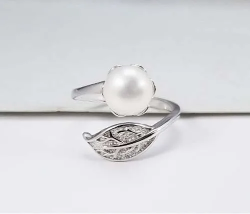 Регулируемые кольца 925 Серебряные для женщин прекрасный свадебный подарок