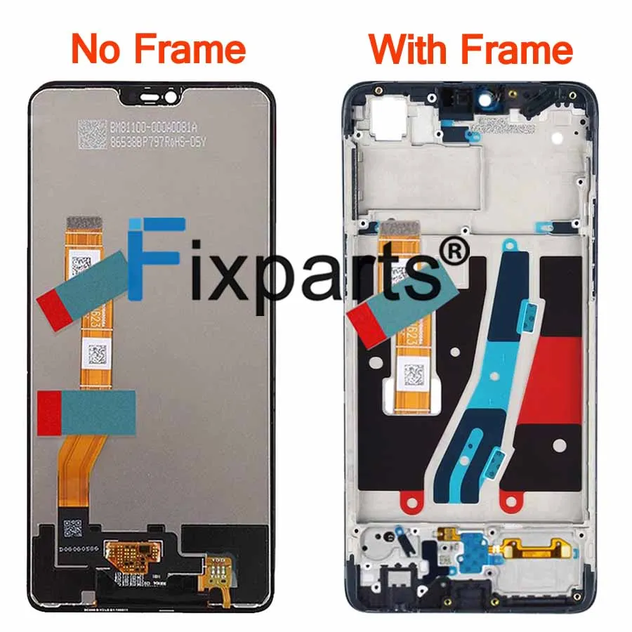 6.23"For Oppo F7 LCD CPH1819 Display+Touch Screen Digitizer Assembly Replacement Glass Panel For A3 With Tools|Экраны для