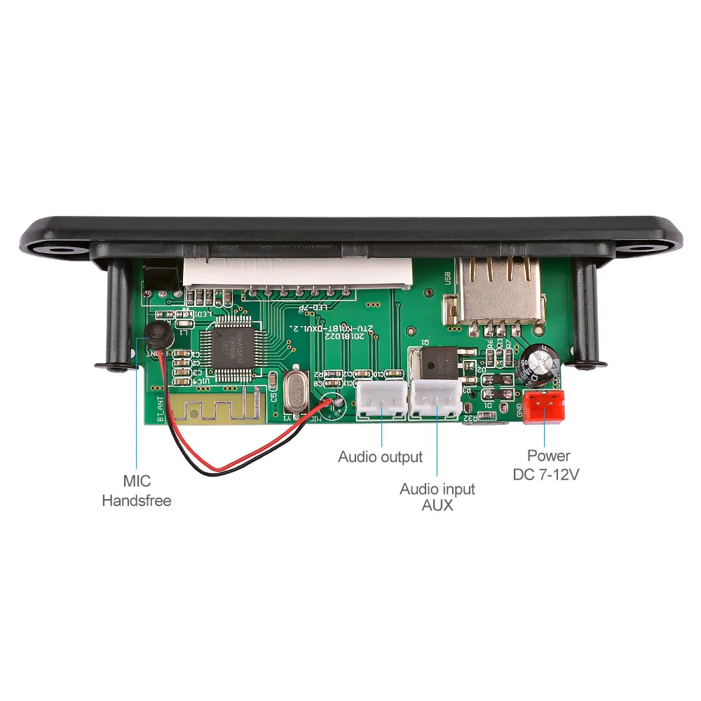 Плата mp3 декодера AIYIMA 12 В 4 цвета USB FM APE FLAC Bluetooth 5 0|Усилители мощности| |