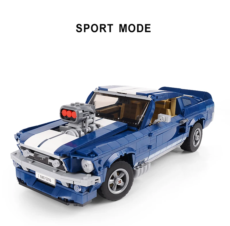 1471 шт Строительные блоки Совместимые LGSet Creator Expert Technic 21047 10265 Fords Mustang Gt500 автомобильные кирпичи игрушки подарки