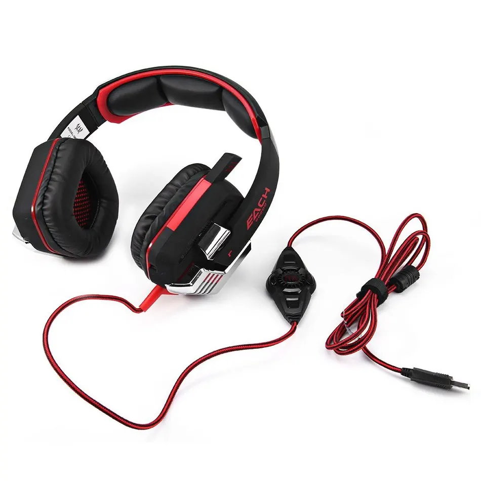 Каждый G8200 проводной 7 1 Surround Micro USB интерфейс 50 мм драйвер блока вибрации Игровые