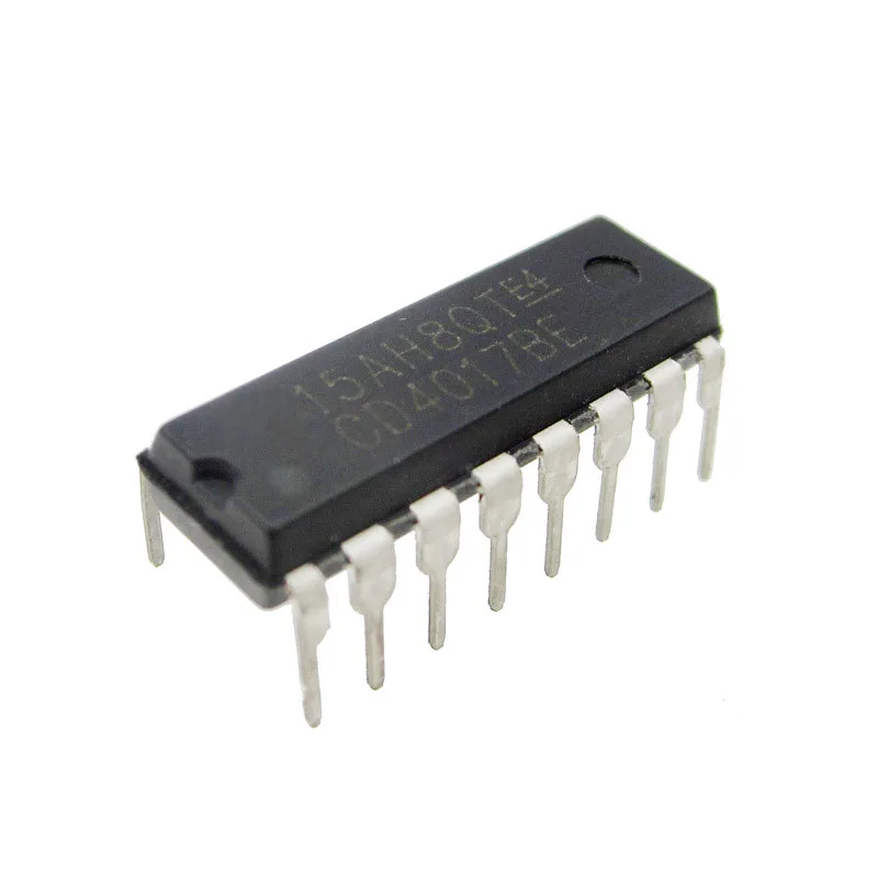 Новинка 100 шт. CD4017 CD4017B CD4017BE 4017 десятилетний счетчик разделитель IC