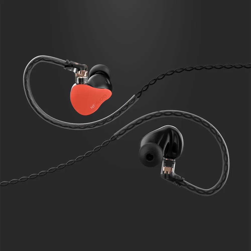 Наушники вкладыши NF AUDIO NF2u 2BA сбалансированные арматурные Hi Fi наушники IEM 0 78 мм