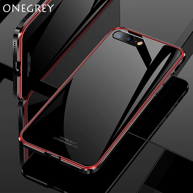 Металлический защитный чехол-бампер для Iphone 7 8 plus Роскошная рамка жесткое