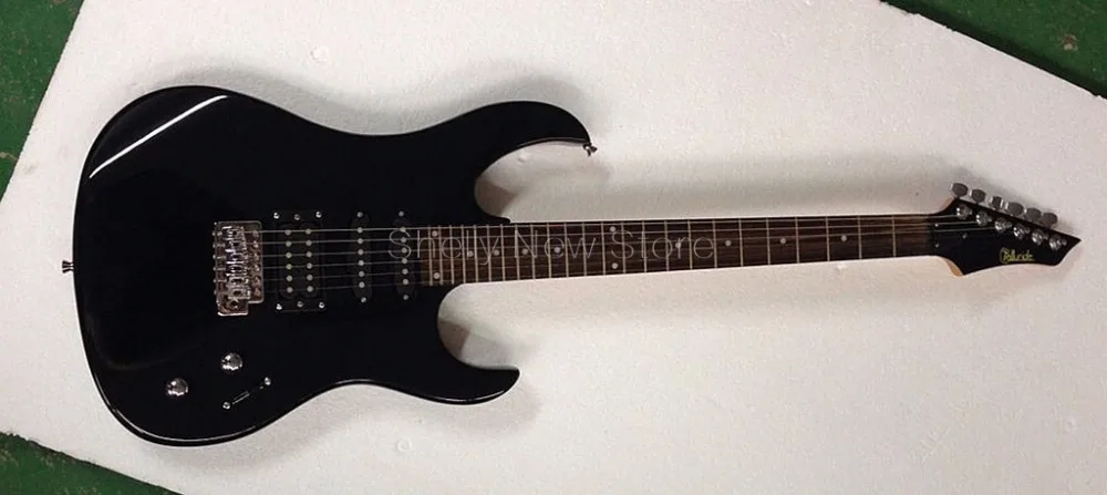 Шелли новый магазин заводская черный 6 Строки рога тела 3 пикапы 24 Лады 1V1T