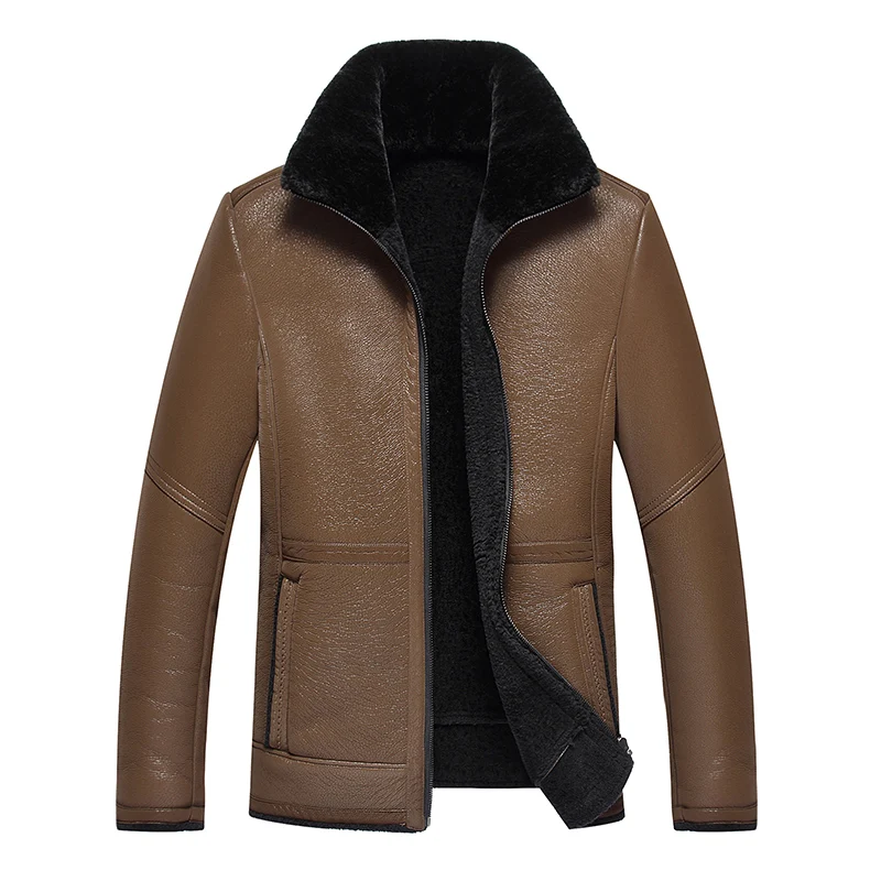 2020 высокое качество кожаная куртка Мужская искусственная кожа байкерская