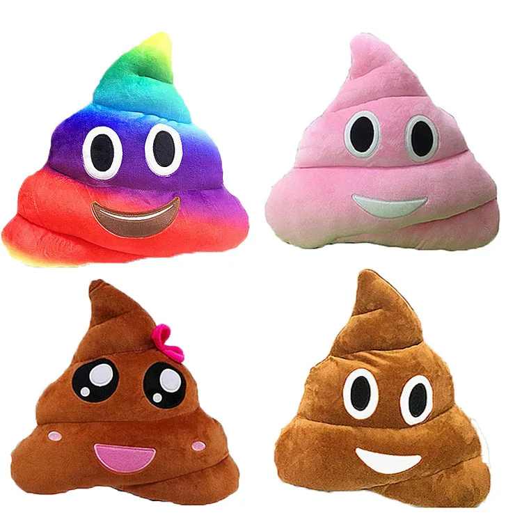 Декоративные подушки для стульев 16 см Poop домашнего декора диван Emoji Подушка Милая