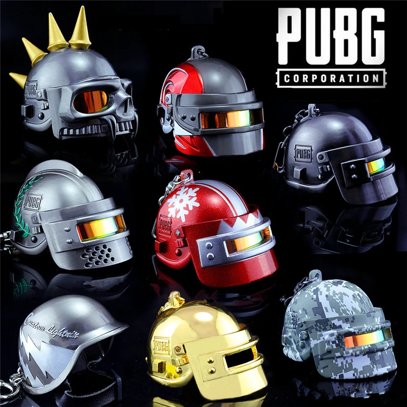 

Game PUBG Playerunknown's Battlegrounds Cosplay Accessories Armor Level 3 Helmet Keychain Alloy Props Pendant Kids Adult Toy New