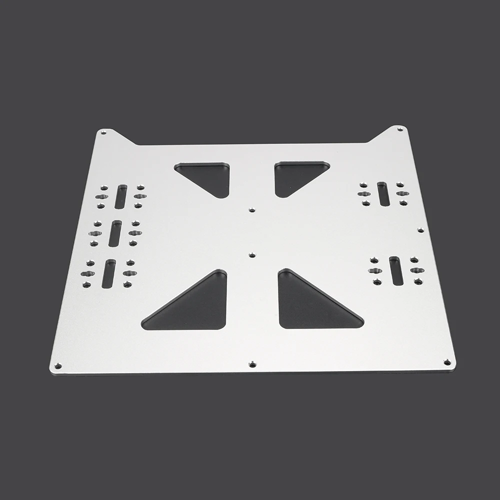 Алюминиевая Y карета анодированная пластина с SC8UU pgrade Prusa i3 V2 Горячая опорная решетка пластина для Prusa i3 RepRap DIY 3d части принтера