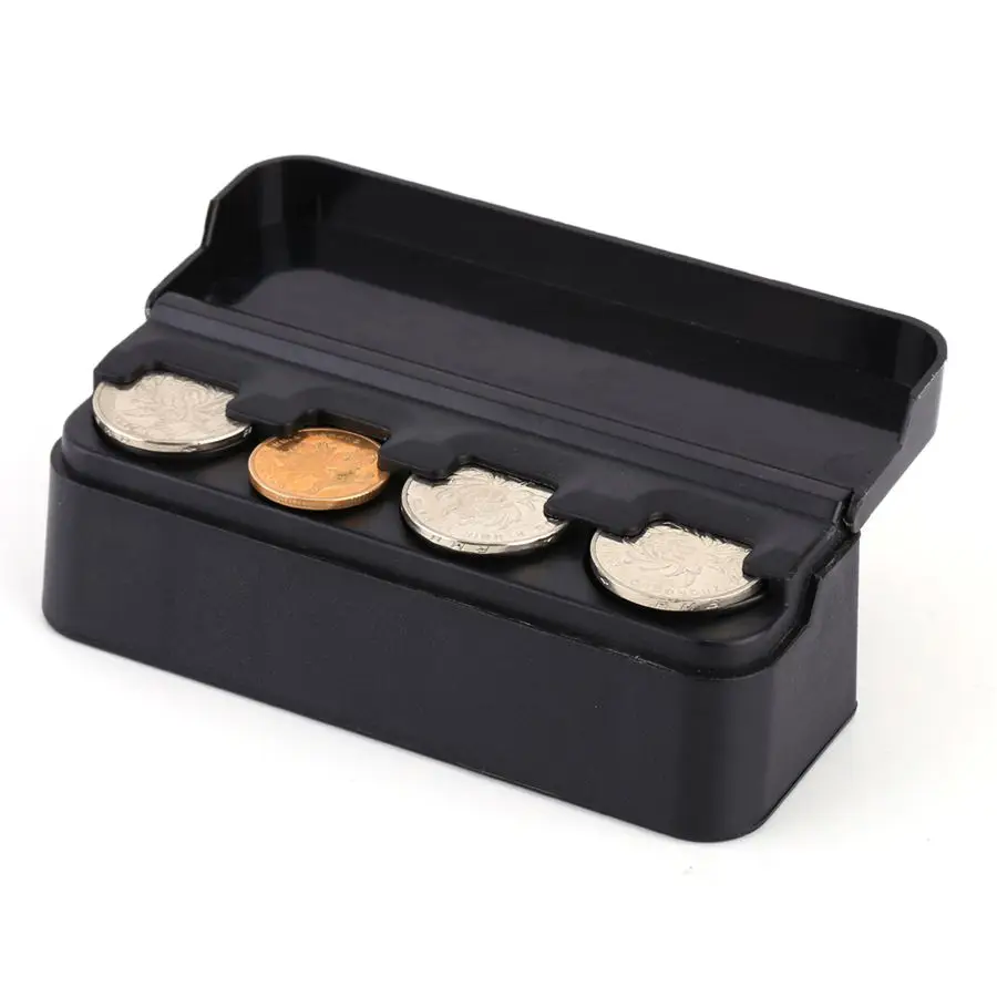 Car-Styling 2016 New Arrive Car Coin Pocket Case Loose Change Storage Box Money Wallet Piggy Bank Holder Organizer | Автомобили и