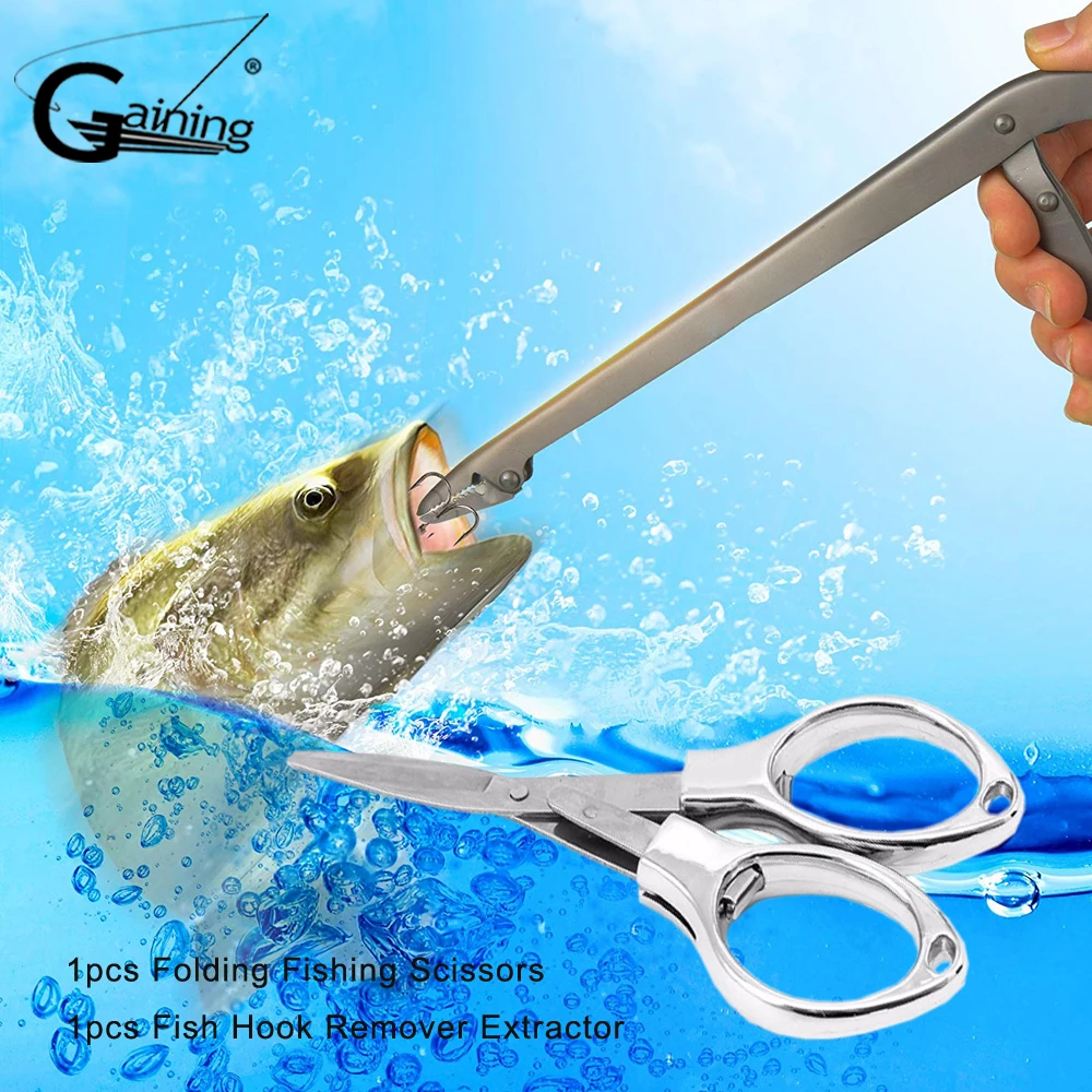 

Stainless Steel Fishing Pliers Scissors Line Cutter Remove Hook with Fishing Tackle Tool Fish Clip Clamp Plier Grab Fishing Tool