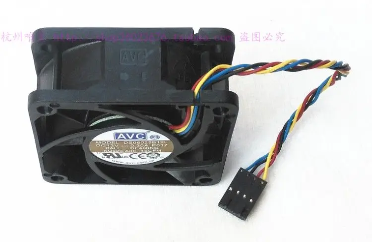 Новый AVC 6 см 6025 4 линии двойной шарикоподшипник DS06025B12L 12V 0.30A для DELL Вентилятор