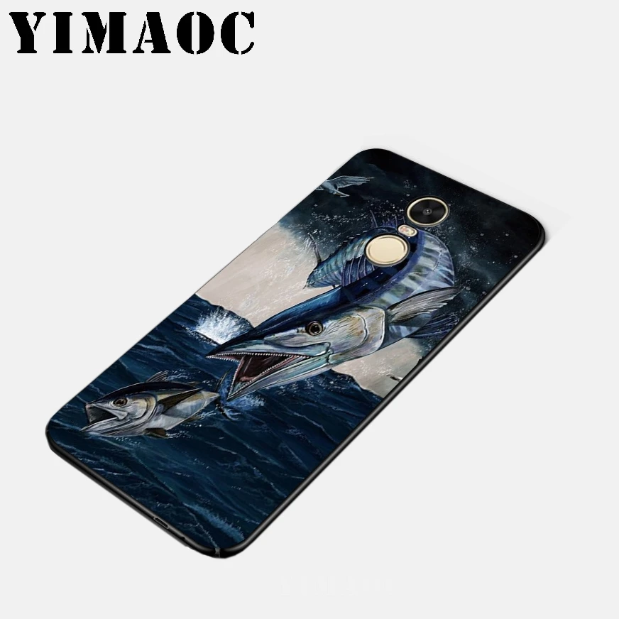 YIMAOC Fishing Lake Art Soft Silicone Case for Xiaomi Redmi 6 Note 4X 4A 5A 5 Plus MiA1 A2 Pro Lite Mi 8 A1 |